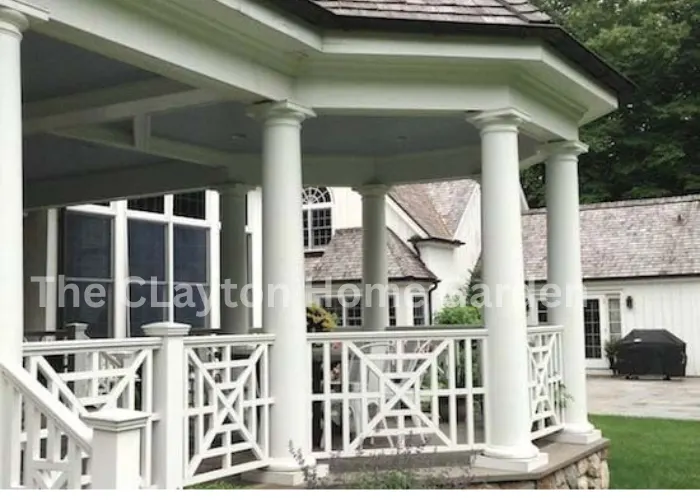 Geometric Deck Railing
