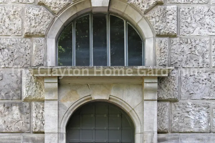 Arched transom windows