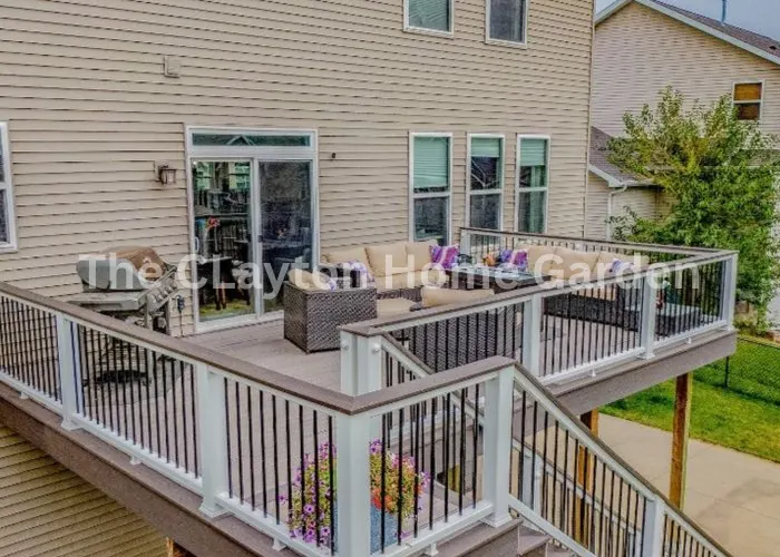 wooden deck railing