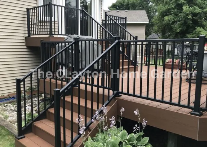 Vertical Black Railing
