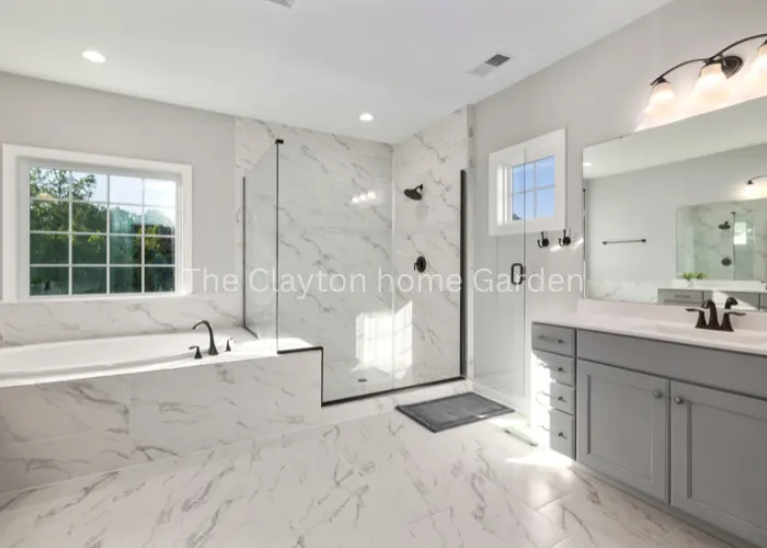 Walk-In Shower Designs with Penny Tile