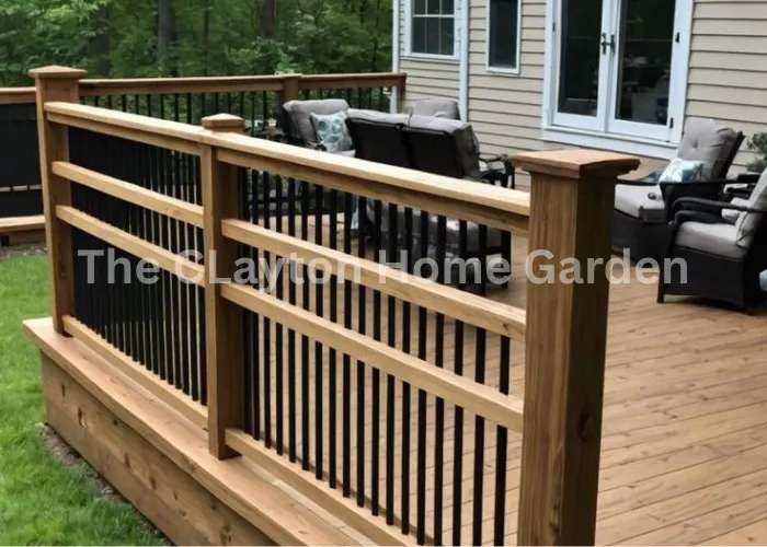 Wood Deck Railing Design
