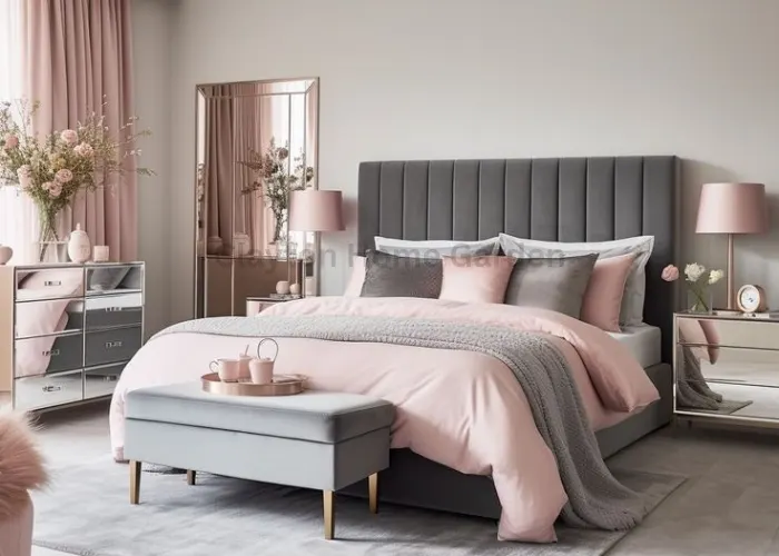 Pink, White and Gray