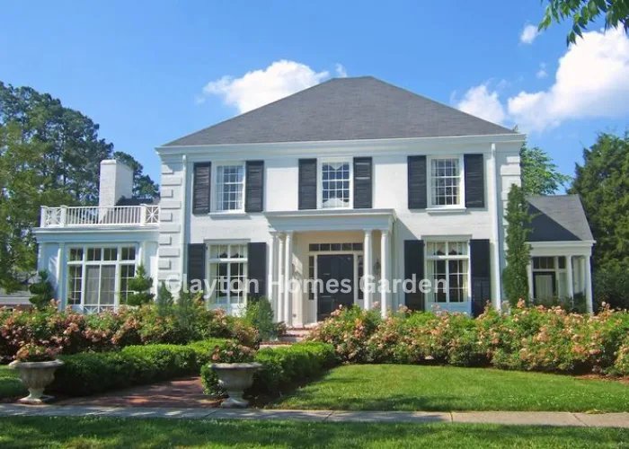 Symmetrical Colonial Houses
