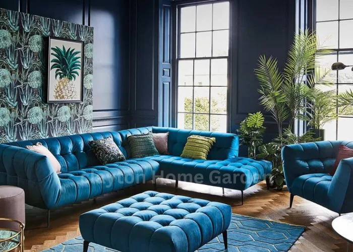 Turquoise and Deep Blue
