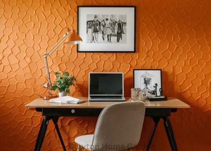 orange peel textured walls