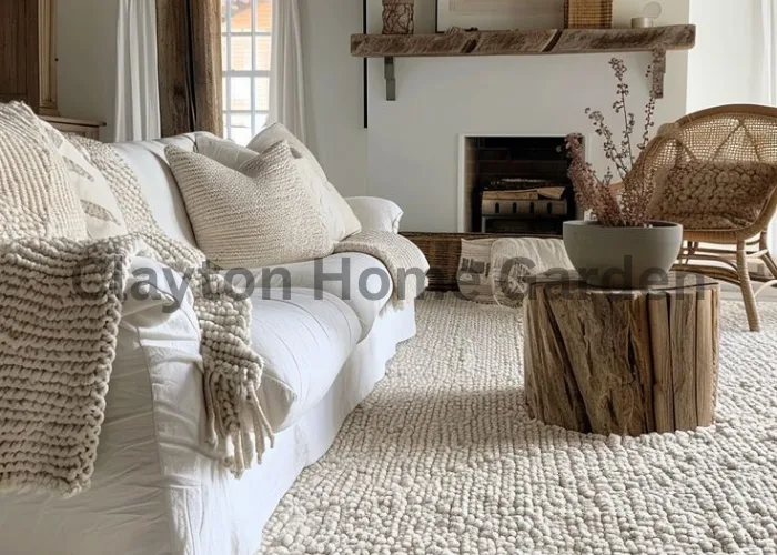 Pottery Barn Chunky Wool/Jute Rug