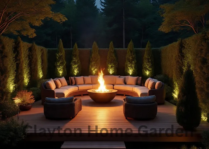 A Floating Deck and Fire Pit