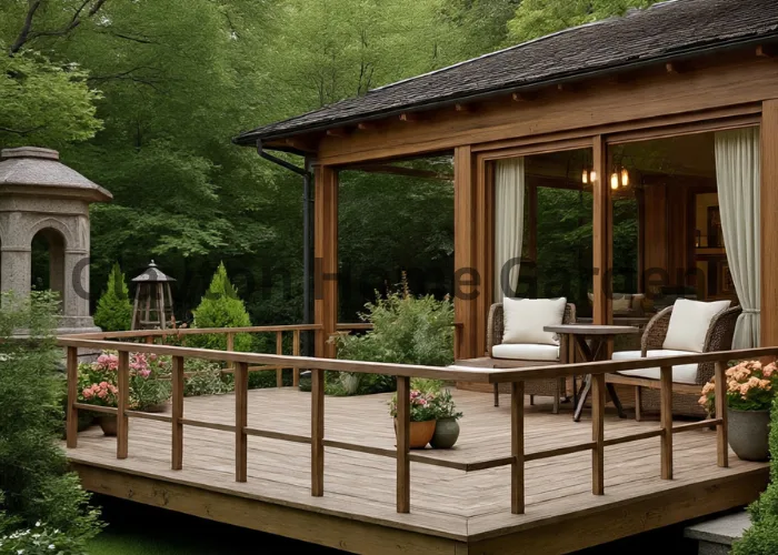 A Floating Deck and Pergola