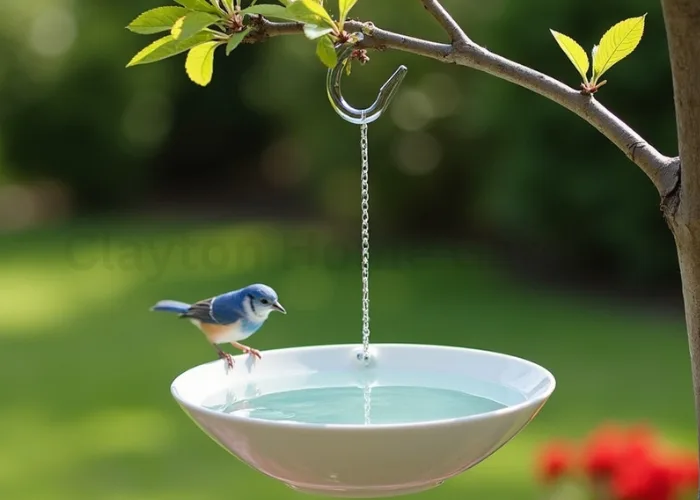 I've also tried out also the Mumtop Hanging Bird Bath, that, I must admit, is better on the inside than what I imagined. I put it on an unassuming branch within my yard, next to the flower beds above ground.
As of yet it hasn't seen any birds visit the bath, which isn't too surprising considering that I haven't observed any birds in my yard this year. I'll say that the design is beautiful and the bath is simple to move around. Keep in mind this hook's size is smaller than you imagine, so you'll need an appropriate spot for it to be hung.