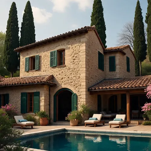 Tuscan Lake House Design Inspirations
