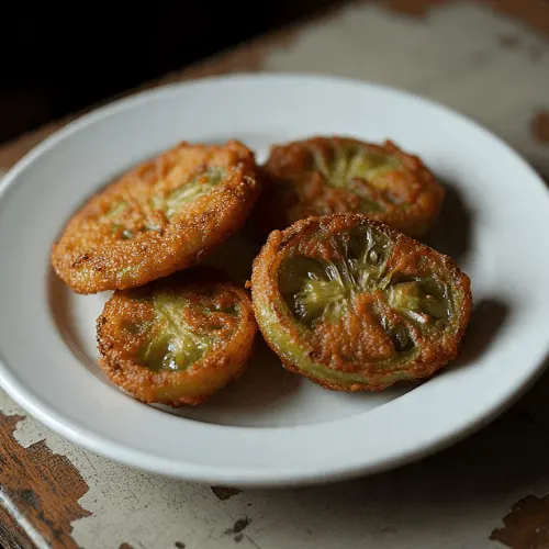 Gebakken Groene Tomaten