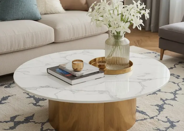 Faux Marble Coffee Tables
