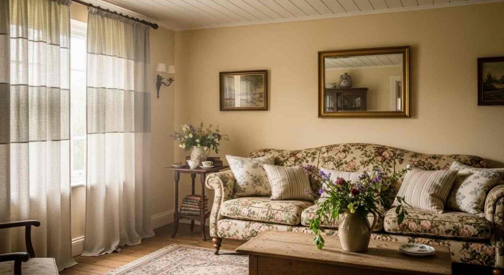 Playful Retro Comfort - The Yellow and Teal Combination