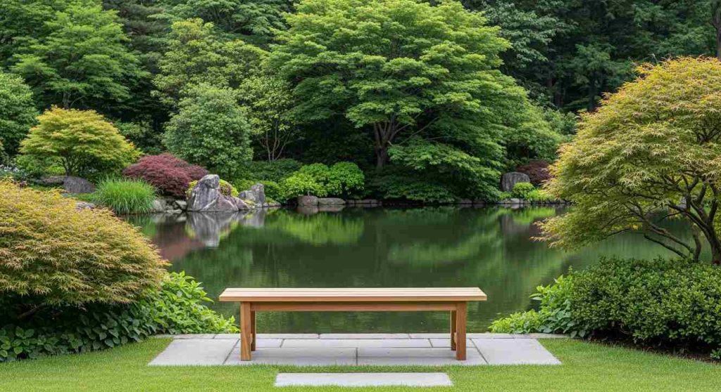 Create a simple meditation bench