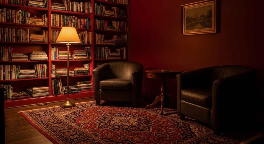 What's everyone reading (Deep Library Red).