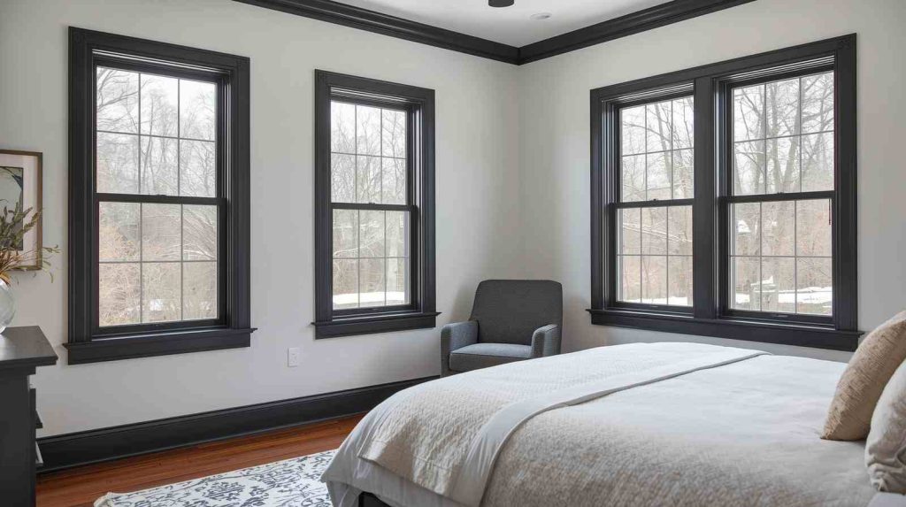 Paint Your Trim in a Contrasting Colour 