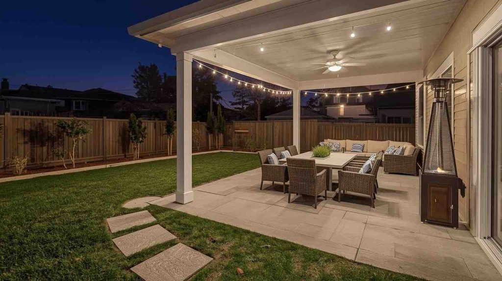Checkerboard Pavers With Actual Living Grass
