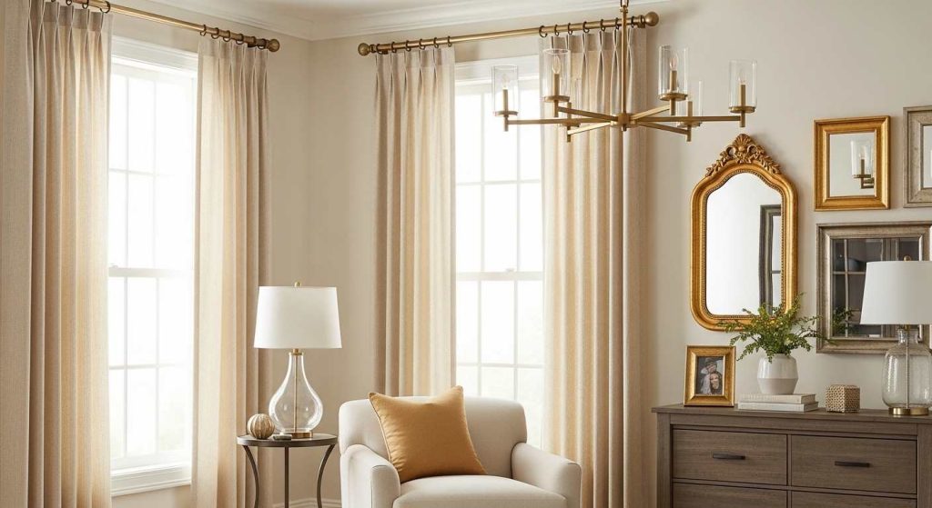 Add Brass and Metallic Accents