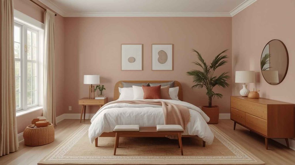 Blush and Natural Wood Foundation
