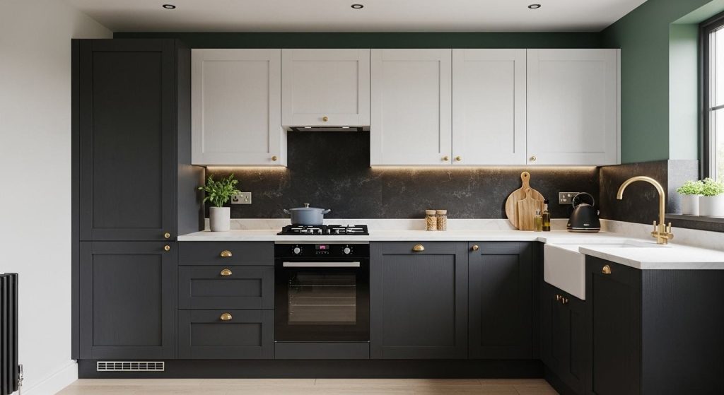 Bold Colours in Small Kitchens
