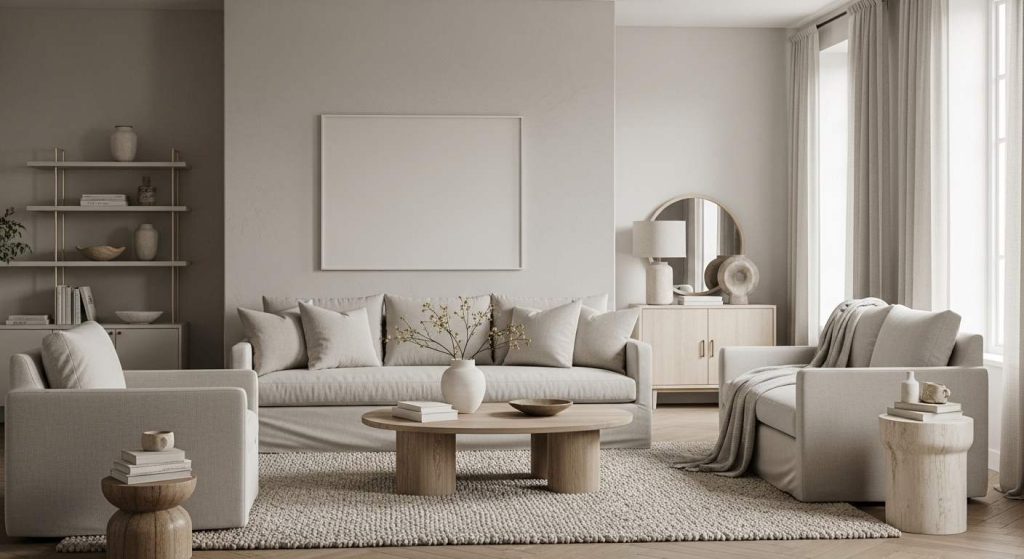 Create a toned scheme with living