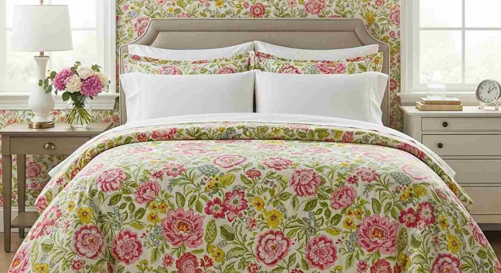 Floral Bedroom Designs for a Guestroom