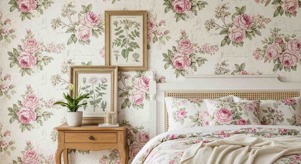 Shabby Chic Bedroom Floral