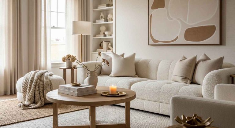 Cream Living Room Ideas