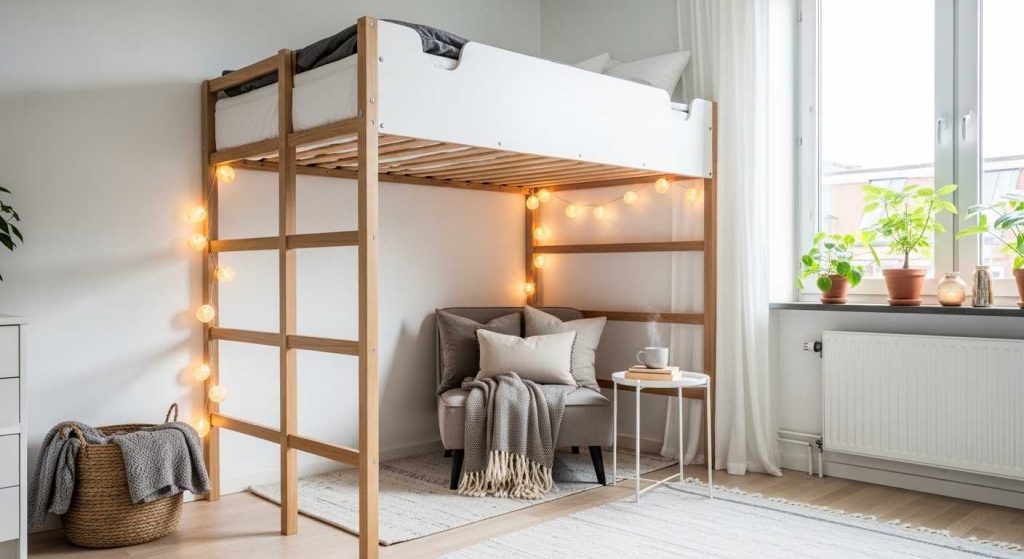 Lofted bed