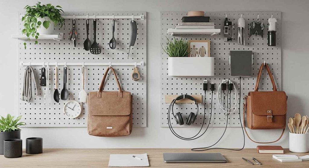 Pegboard Walls for Adaptive Stores
