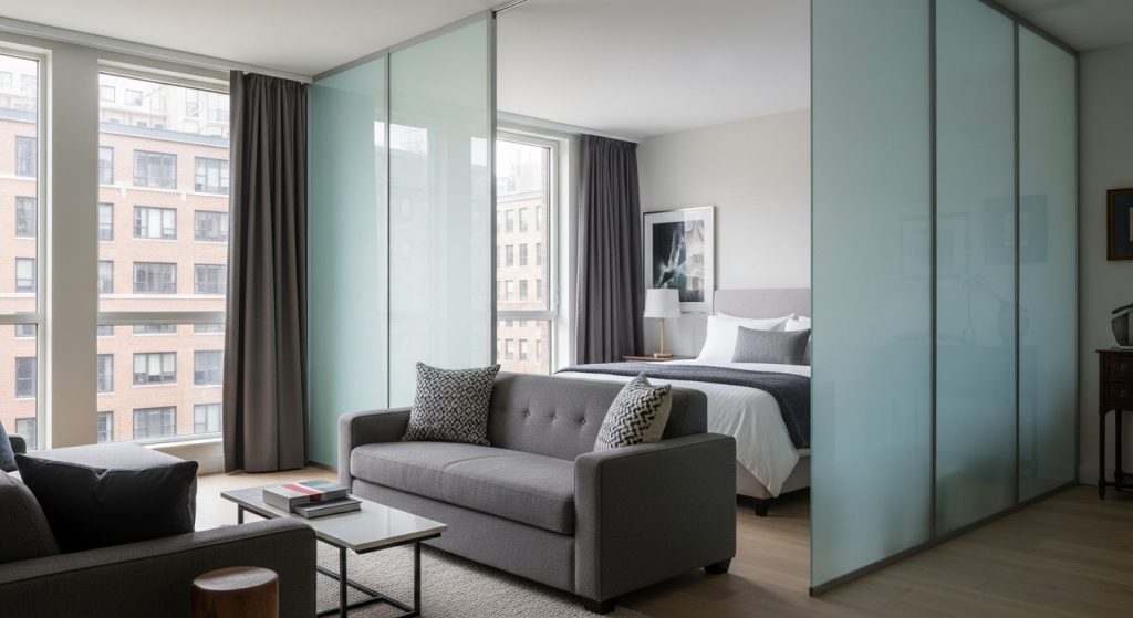 Room Dividers in Acrylic or Glass
