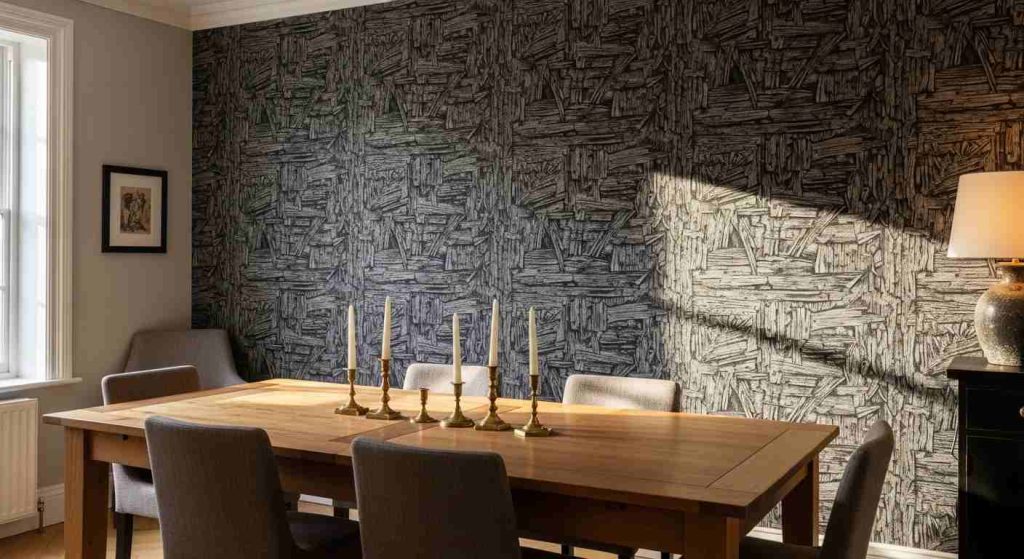 Textured Black Walls