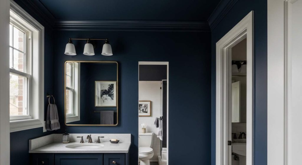 Dark Paint and Ceilings: Dramatic Effects
