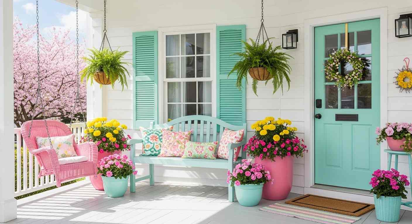 Cottagecore Pergola -- Small Porch & Apartment Friendly