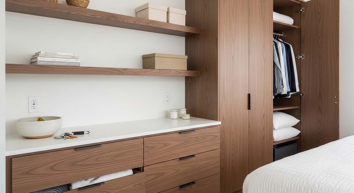 Clutter-free Built-In Storage Design