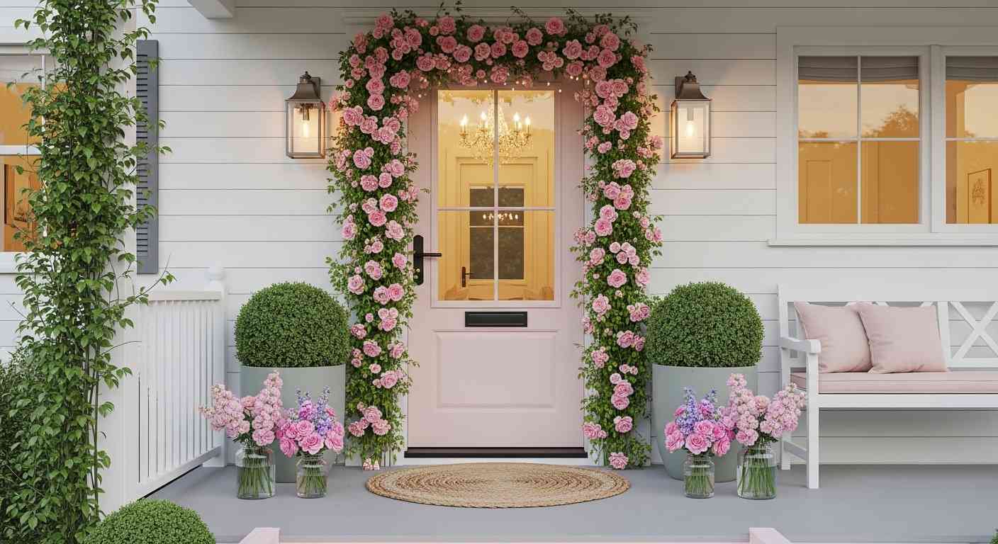 Cottage core Pink Floral