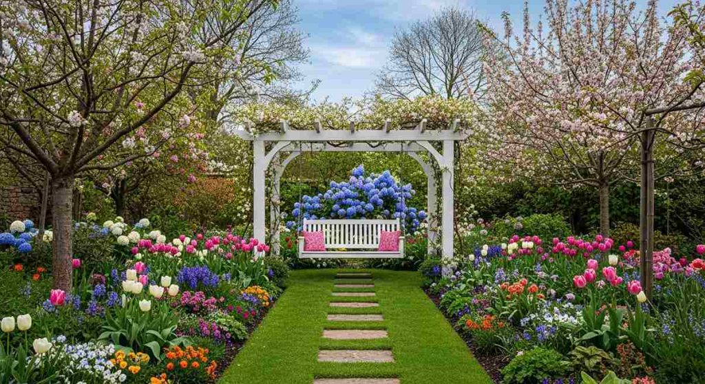 The Four-Season Rustic Garden Framework