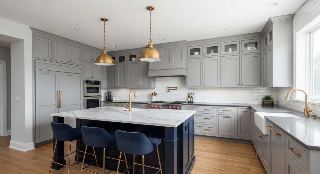 Gray Cabinets 