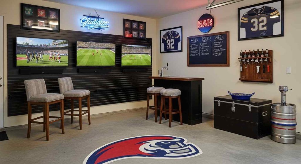 Retro Diner and Jukebox Garage