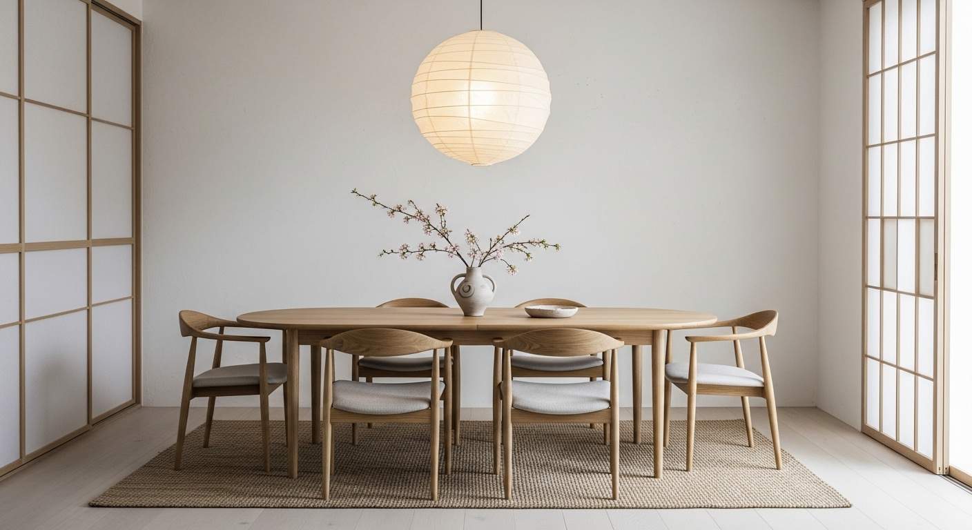 Japandi Dining Room