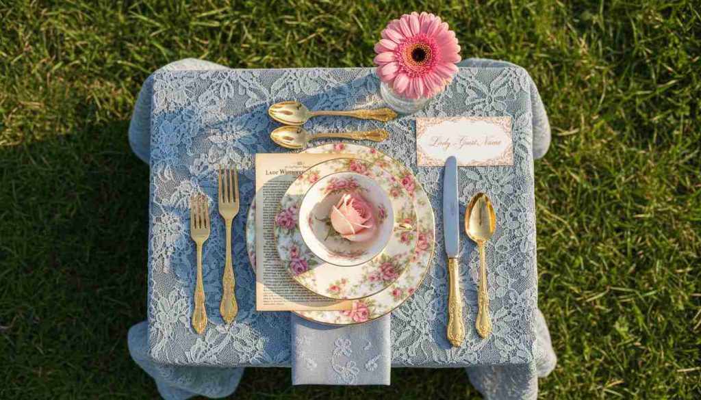 The Lady Whistledown Place setting