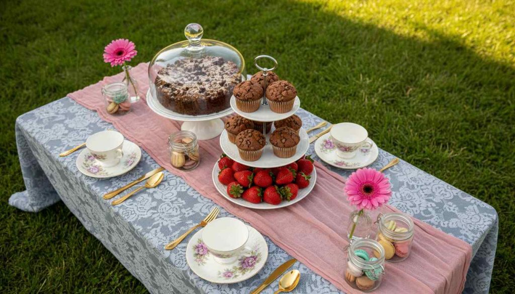 The Tiered Muffin Stand and Strawberry Stand