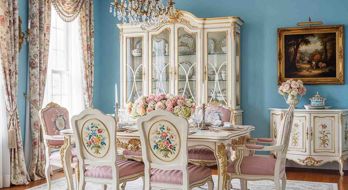 Rococo Boudoir Dining Room
