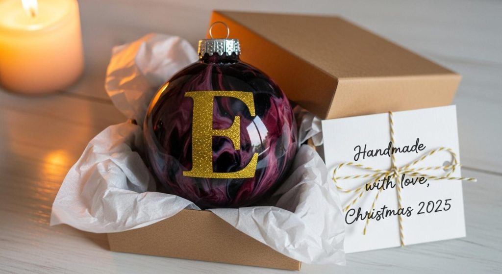 Design 15: Cricut Monogram Marbling