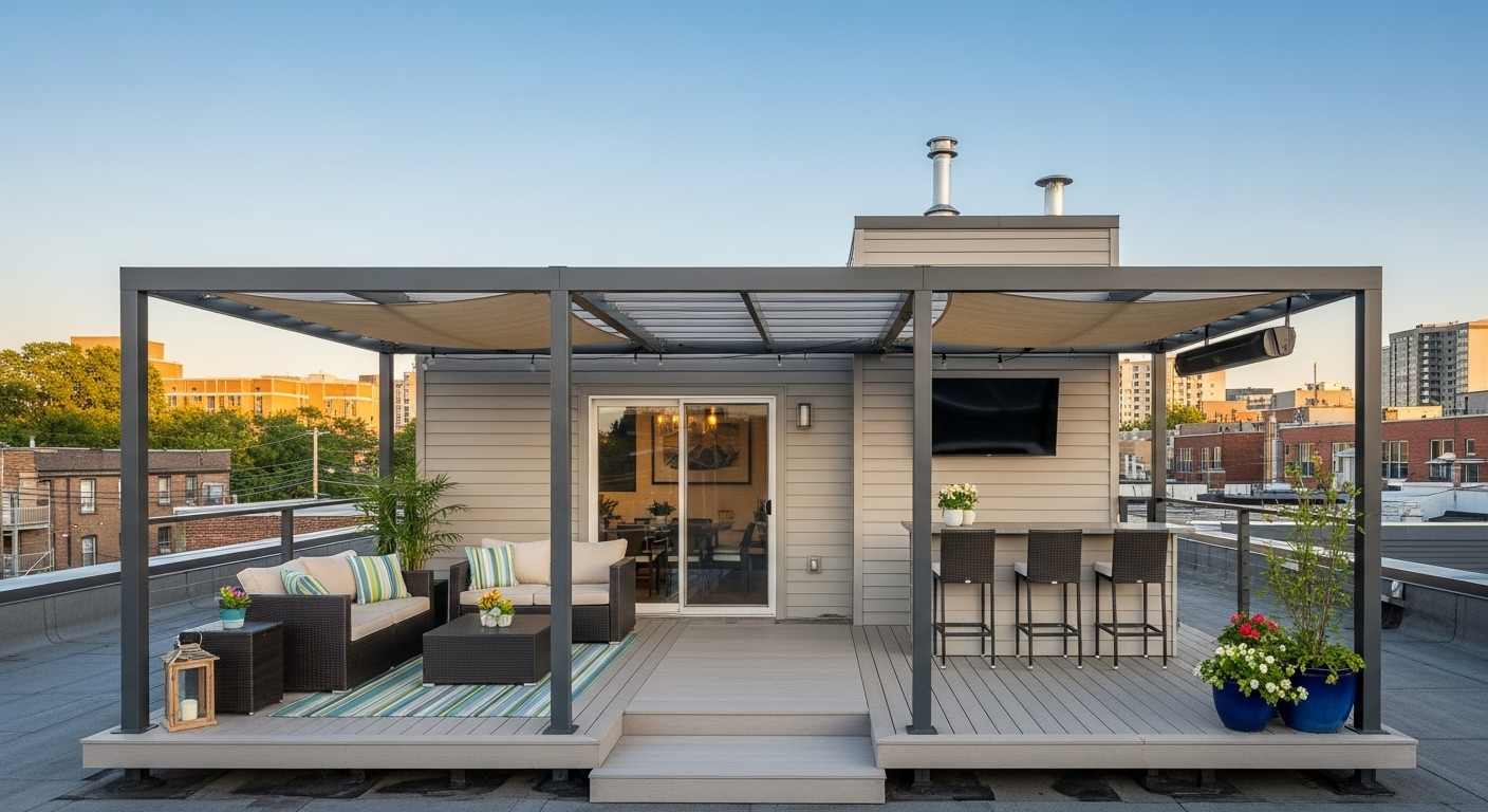 Rooftop Decks for Urban Spaces