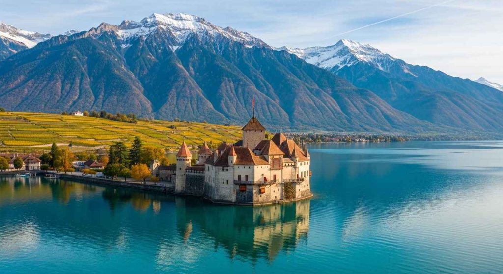  Chateau de Chillon in Switzerland