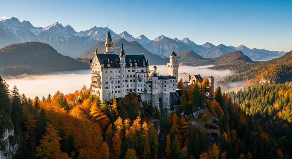  Neuschwanstein Castle in Germany 
