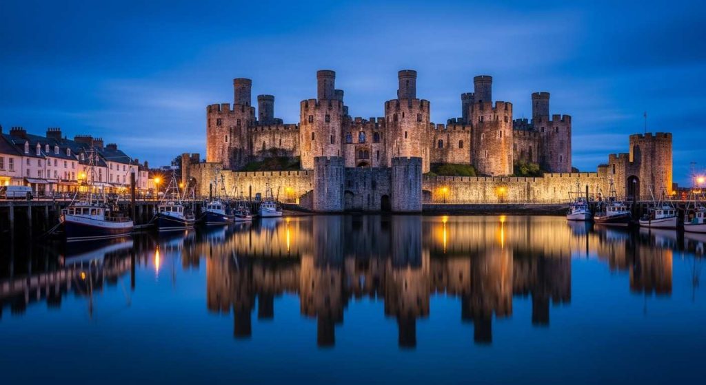 Conwy Castle in Wales 