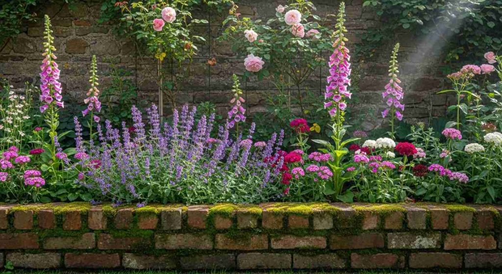 Metal Corten Edge with Ornamental Grasses
